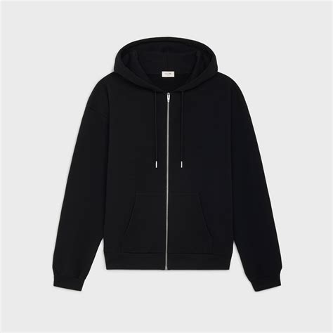 celine white hoodie|Celine zip up hoodie.